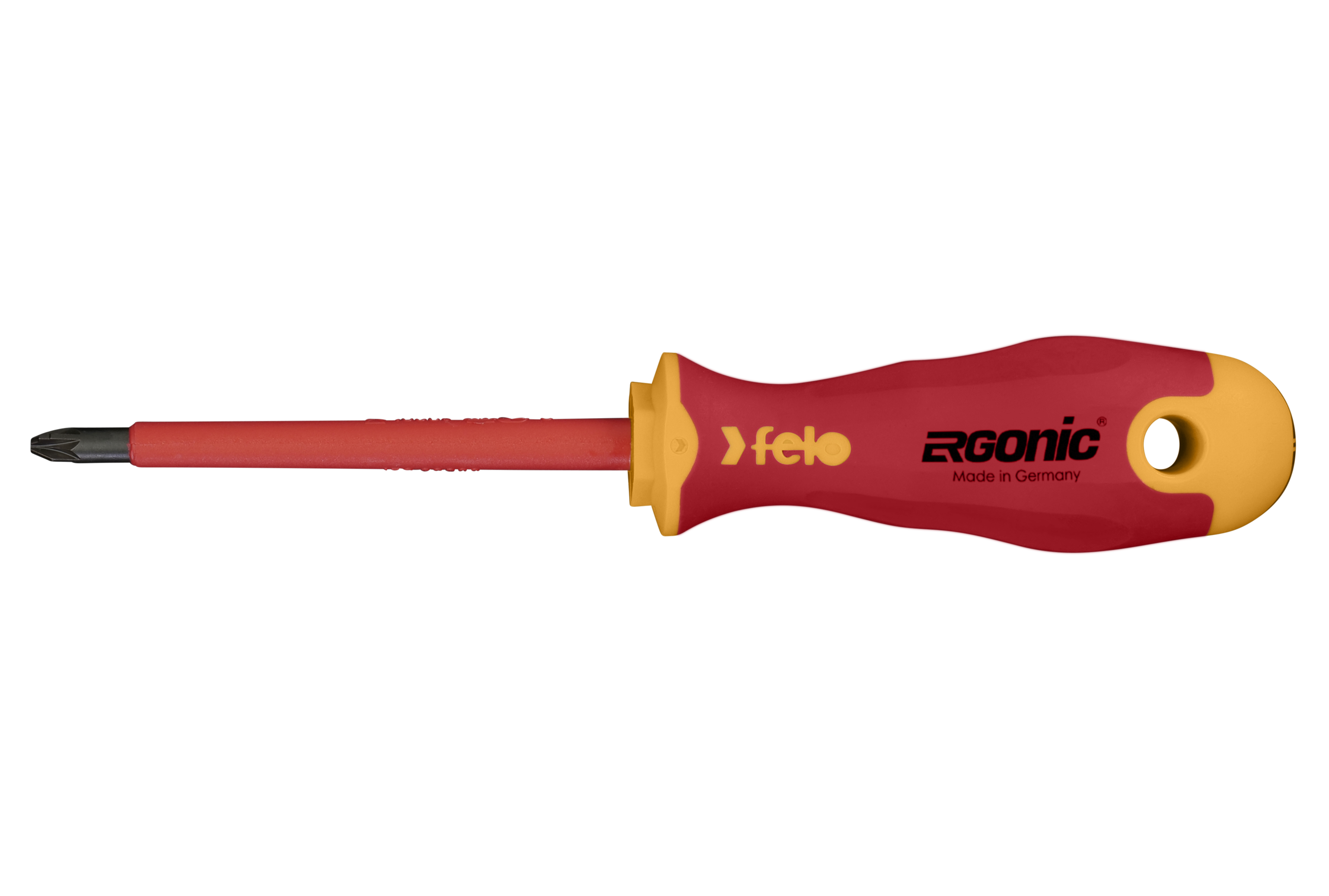 Chave Isolada FELO ERGONIC VDE Plus-Minus Z2 x 100 mm - Made in Germany