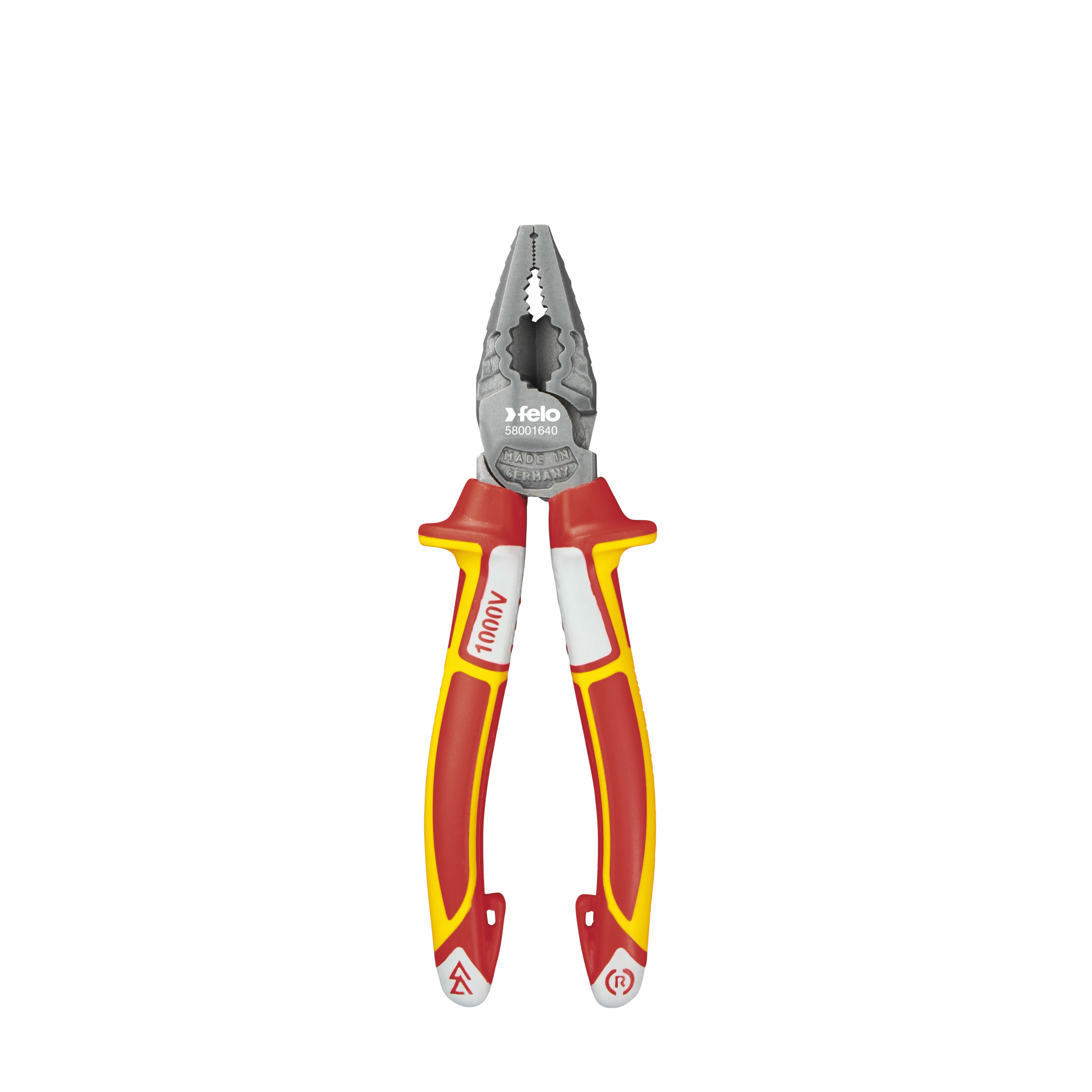Alicate Universal Isolado FELO VDE 3C 180 mm - Made in Germany